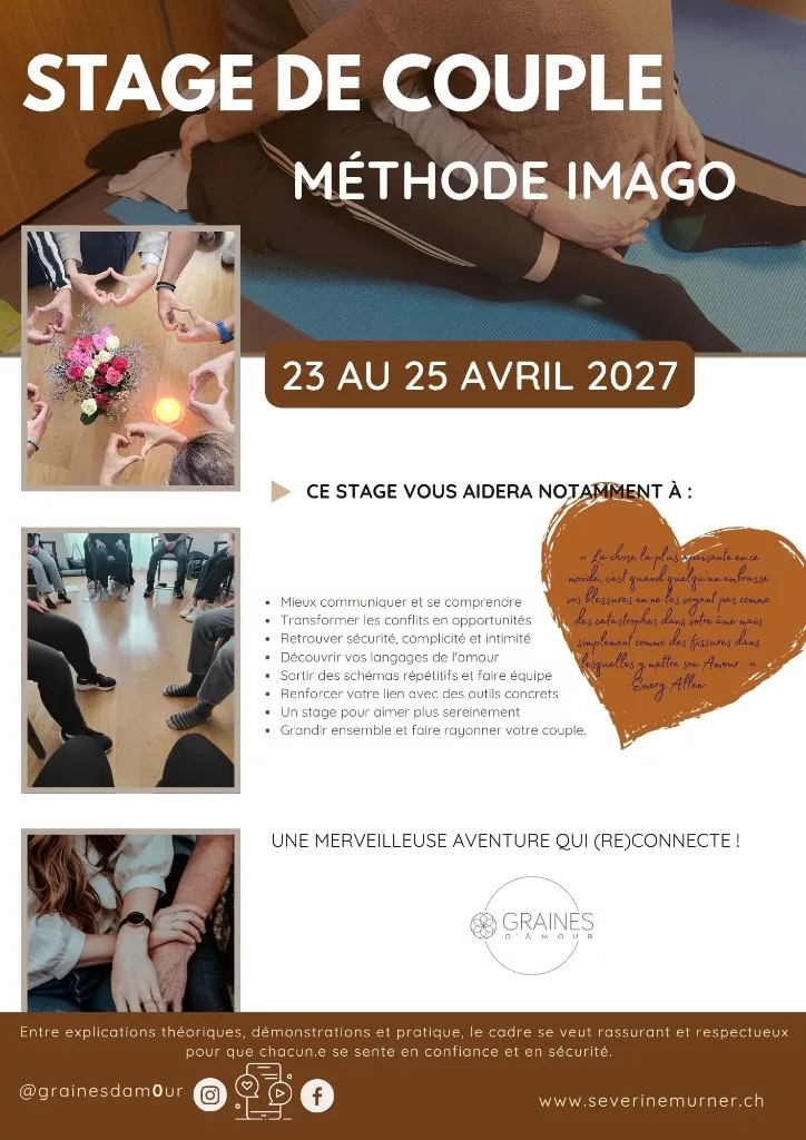 Stage de couple — 23 au 25 avril 2027