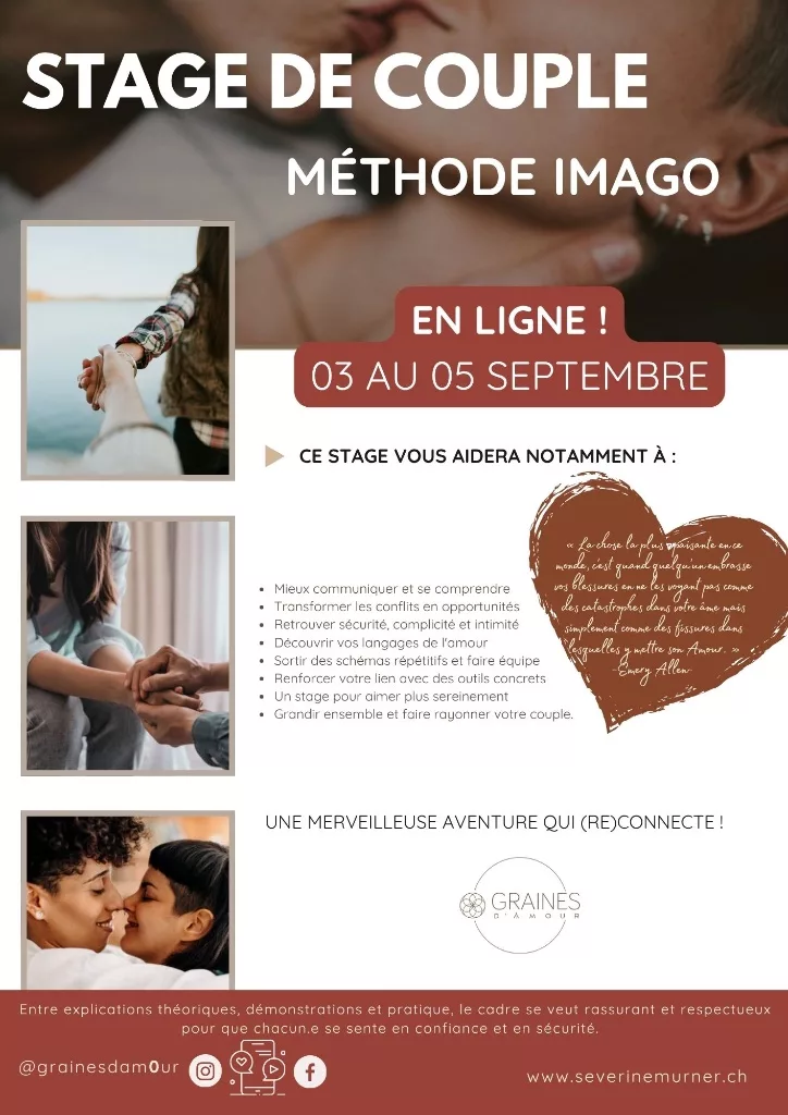 Stage de couple en ligne — 03 au 05 septembre 2027